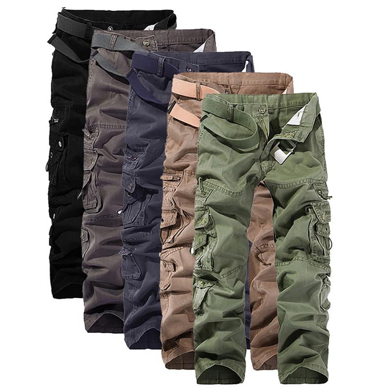Tactical pants men Multi-pocket washed overalls men loose cotton pants male cargo for trousers, Color 4
Tactical pants men Multi-pocket washed overalls men loose cotton pants male cargo for trousers, Color 4