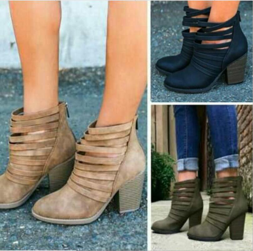 woman ankle boots Square high heels ladies chaussure women cut out pumps gladiator shoes vintage booties Drop Shipping, Green
woman ankle boots Square high heels ladies chaussure women cut out pumps gladiator shoes vintage booties Drop Shipping, Green