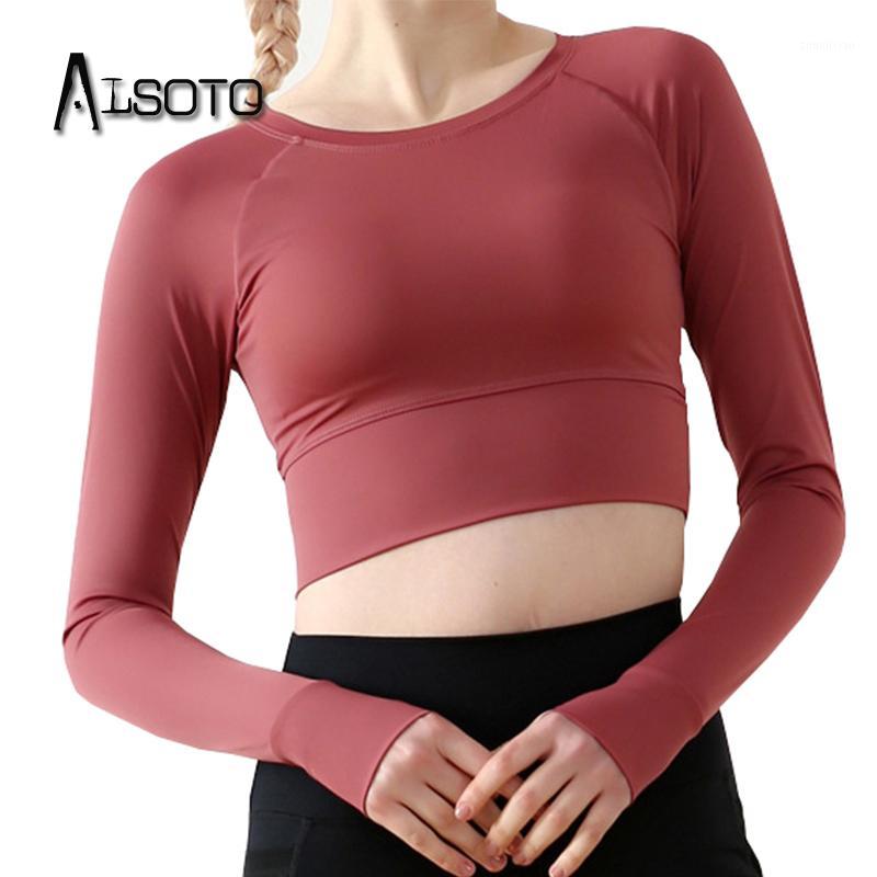 Autumn Women New Long sleeve Round neck Yoga clothes woman fashion Solid color long sleeves Sport fitness running tops1, Random color
Autumn Women New Long sleeve Round neck Yoga clothes woman fashion Solid color long sleeves Sport fitness running tops1, Random color
