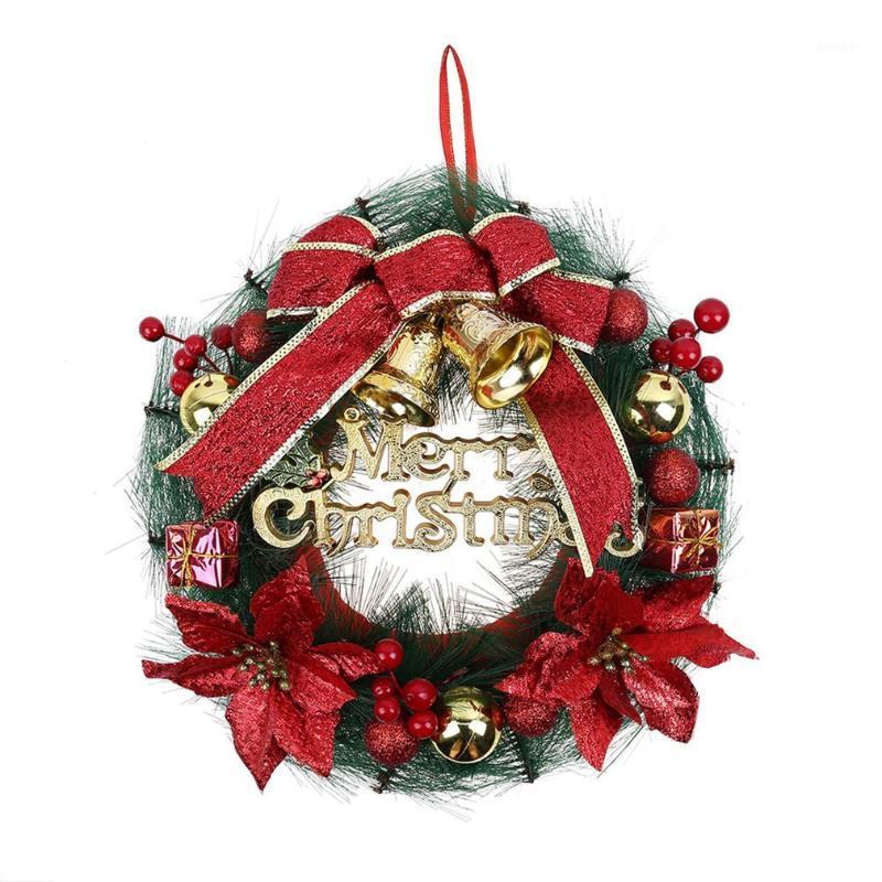 Christmas golden bell garland 30CM Christmas decoration door hanging rattan wreath Hotel shopping mall layout1, Green
Christmas golden bell garland 30CM Christmas decoration door hanging rattan wreath Hotel shopping mall layout1, Green