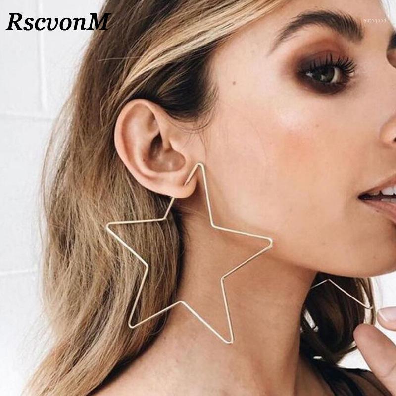 Dangle & Chandelier RscvonM Fashion Gold Colour Big Star Drop Earring Trendy Jewelry Gift Silver Earrings1
Dangle & Chandelier RscvonM Fashion Gold Colour Big Star Drop Earring Trendy Jewelry Gift Silver Earrings1