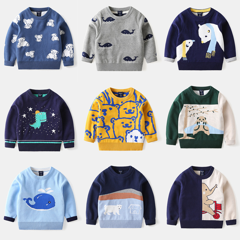 Children Sweater Autumn Winter Fashion Pullover Cartoon Partern Printed Boys Sweaters Kids Baby Jumper Clothes, No.1
Children Sweater Autumn Winter Fashion Pullover Cartoon Partern Printed Boys Sweaters Kids Baby Jumper Clothes, No.1