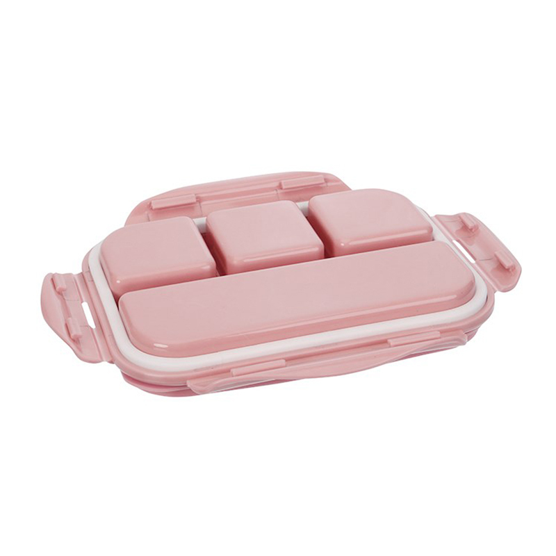Baispo Lunch Box For Kids Glass Microwave Bento Box Food Container And Compartment Storage School Leakproof Kitchen Heated T200710