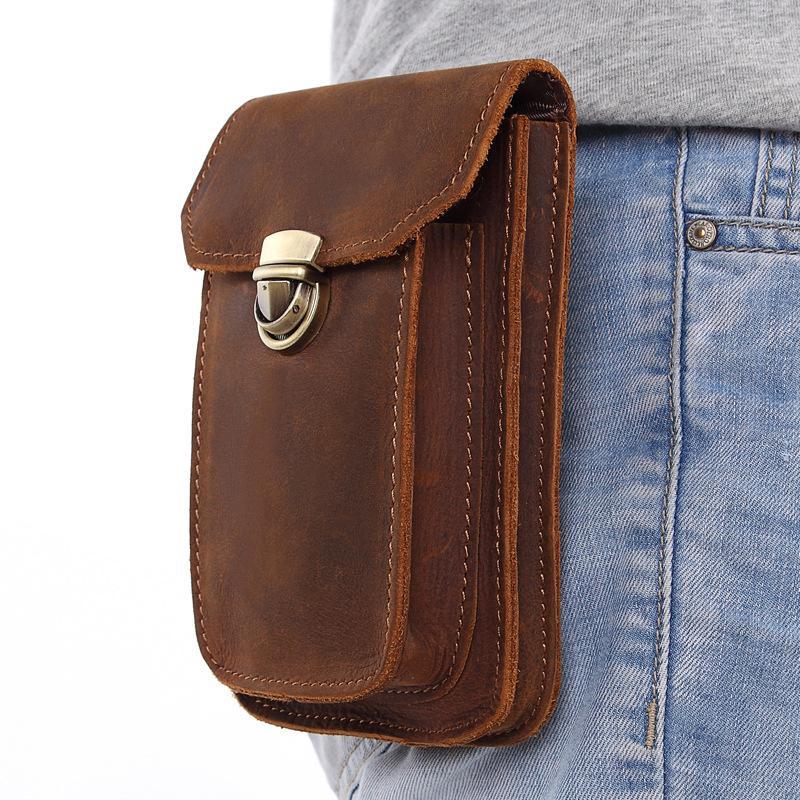 Vintage Genuine Leather Waist Bag Fashion Cow Leather Small Bag First Layer Cowhide Multifunction Wearable Belt Mobile Phone1, Sky blue
Vintage Genuine Leather Waist Bag Fashion Cow Leather Small Bag First Layer Cowhide Multifunction Wearable Belt Mobile Phone1, Sky blue