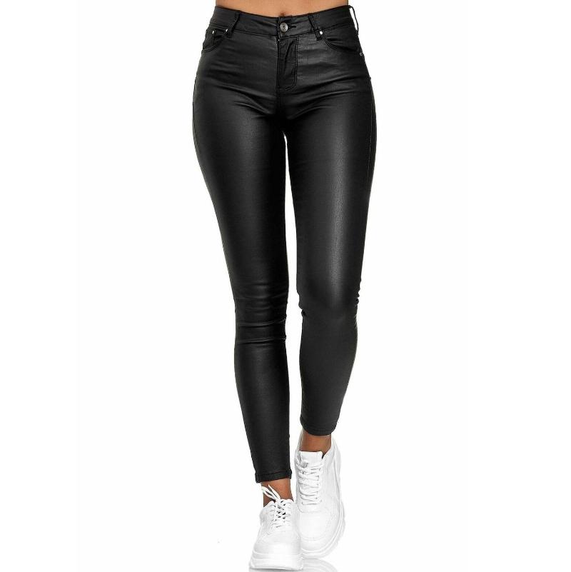 Women Fashion Sexy Mid Waist Leather Leggings Black Matte PU Pants To Plus XL Sizes Slim Fitness Leggins With Pockets
Women Fashion Sexy Mid Waist Leather Leggings Black Matte PU Pants To Plus XL Sizes Slim Fitness Leggins With Pockets