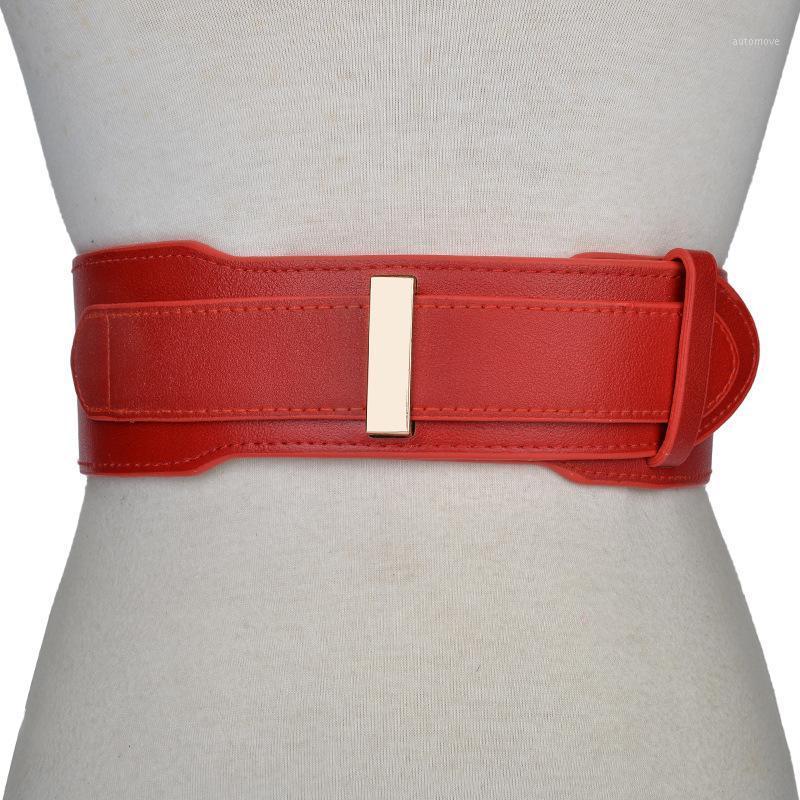 Fashion Brand Belts for Women Belt for Dress Ladies Leather Western Waistband Elastic Strap Punk Wide Belt GB261, Black;brown
Fashion Brand Belts for Women Belt for Dress Ladies Leather Western Waistband Elastic Strap Punk Wide Belt GB261, Black;brown