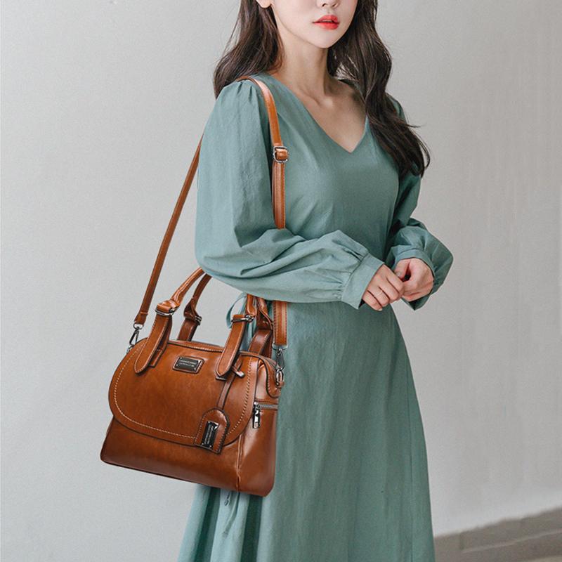 Vintage Leather Women Shoulder Bag Handbags Female Crossbody Bags For Women Messenger Bags Ladies Hand Bag bolsas, Black
Vintage Leather Women Shoulder Bag Handbags Female Crossbody Bags For Women Messenger Bags Ladies Hand Bag bolsas, Black