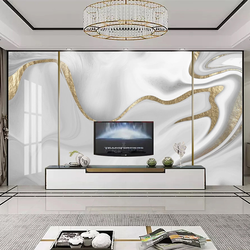 Custom Mural Wallpaper Modern 3D Golden Line Jazz White Marble Wallpaper Living Room TV Sofa Abstract Art Wall Papers Home Decor
Custom Mural Wallpaper Modern 3D Golden Line Jazz White Marble Wallpaper Living Room TV Sofa Abstract Art Wall Papers Home Decor
