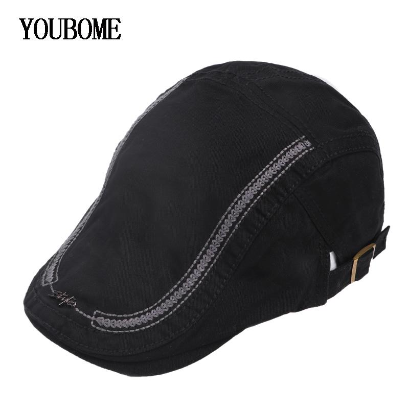 Berets YOUBOME Brand Fashion Hat Men Women Winter Hats For Male Visors Cotton Gorras Summer Cap Flat Sboy Beret Caps, Black
Berets YOUBOME Brand Fashion Hat Men Women Winter Hats For Male Visors Cotton Gorras Summer Cap Flat Sboy Beret Caps, Black