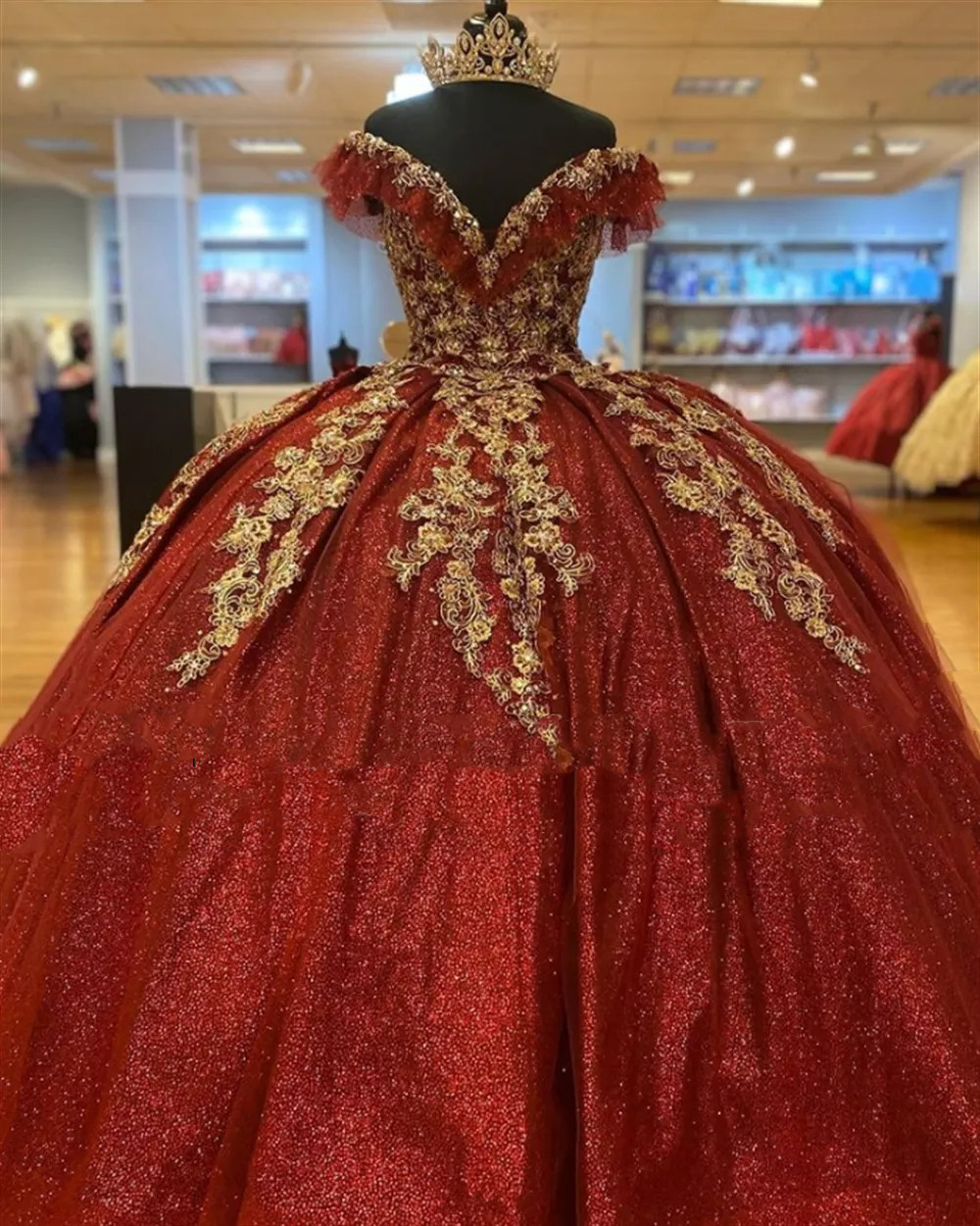 Burgundy Quinceanera Dresses Formal Prom Graduation Gowns Lace Up Corset Princess Sweet 15 16 Dress vestidos vestidos de 15 años