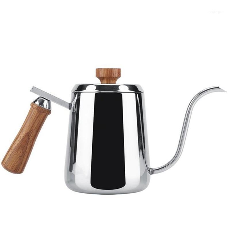 350Ml Stainless Steel Wooden Handle Drip Coffee Pot Long Gooseneck Spout Kettle Moka Coffee Pot1
350Ml Stainless Steel Wooden Handle Drip Coffee Pot Long Gooseneck Spout Kettle Moka Coffee Pot1