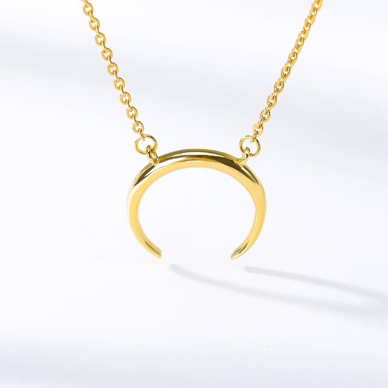 Delicate Crescent Pendant Necklace Gold Silver Color Curved Moon Necklace for Women Jewelry Birthday Gift Horn Collare
Delicate Crescent Pendant Necklace Gold Silver Color Curved Moon Necklace for Women Jewelry Birthday Gift Horn Collare