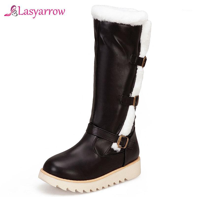 Lasyarrow New mid-calf Boots Women Vintage height increasing Heel Metal buckle Boot Keep Warm Round Toe Shoes British Style1, Black
Lasyarrow New mid-calf Boots Women Vintage height increasing Heel Metal buckle Boot Keep Warm Round Toe Shoes British Style1, Black