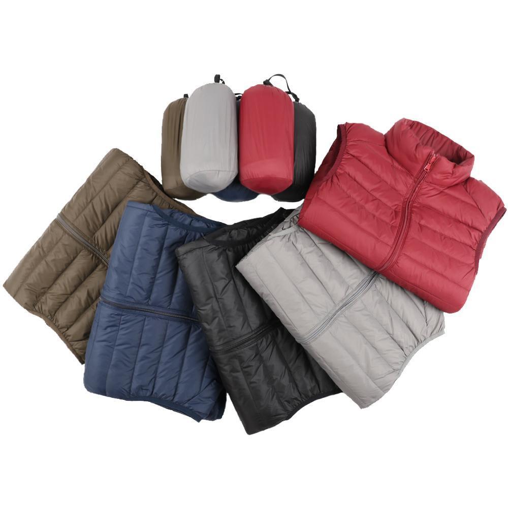 NewBang Matt Fabric Men Duck Down Vest Ultra Light Down Jacket Sleeveless Light Weight Windbreaker Male Gilet Outwear LJ201009