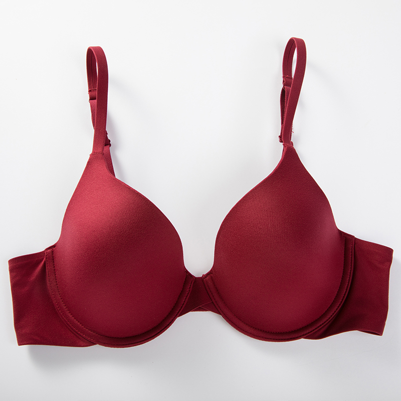 Women's T-Shirt Soft Foam Lightly Lined Full Coverage Underwire Bra 201202