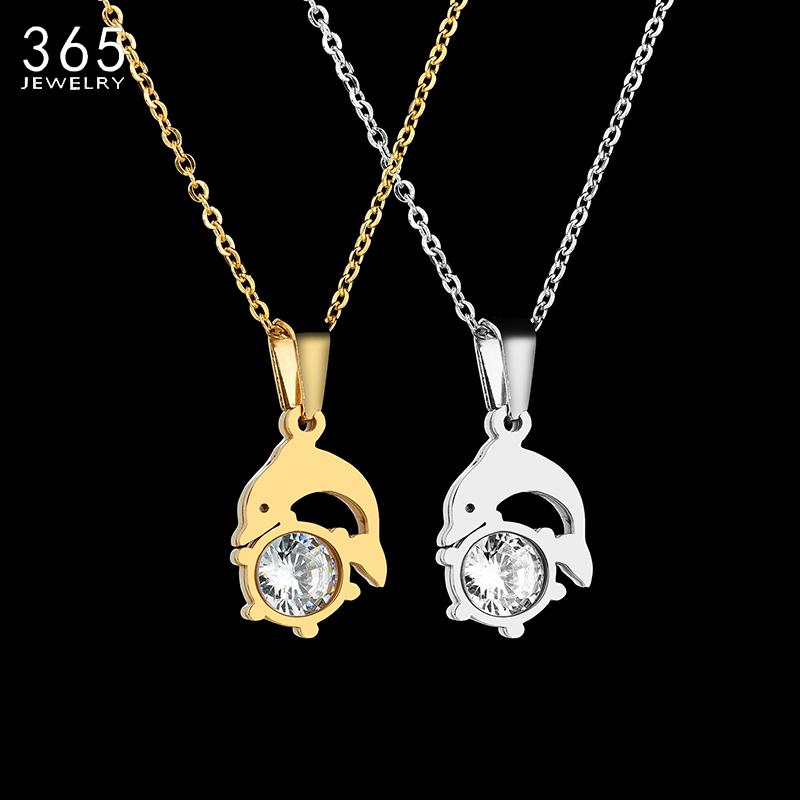 Jewelry Accessories Crystal CZ Dolphin Necklace & Pendant Silver Color Cute Animal Necklace For Girlfriend Anniversary Gift
Jewelry Accessories Crystal CZ Dolphin Necklace & Pendant Silver Color Cute Animal Necklace For Girlfriend Anniversary Gift