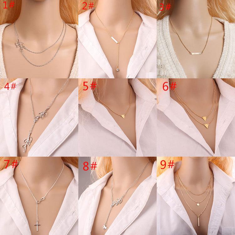 Pendant Necklaces 2021 Collares Kolye Choker Women's Necklace Europe And The Explosion Models 8 Word Bird Leaves Multilayer Ladies Jewelry
Pendant Necklaces 2021 Collares Kolye Choker Women's Necklace Europe And The Explosion Models 8 Word Bird Leaves Multilayer Ladies Jewelry