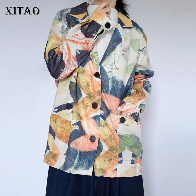 XITAO Print Pattern Blazer Fashion New Single Breast Full Sleeve 2020 Autumn Minority Elegant Loose Pocket Coat Top ZP3018, See picture zp3018
XITAO Print Pattern Blazer Fashion New Single Breast Full Sleeve 2020 Autumn Minority Elegant Loose Pocket Coat Top ZP3018, See picture zp3018