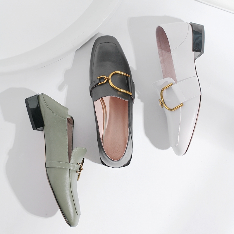 2021 Female Genuine Cow Pumps Fashion Shoes Soft Metal Decoration Basic British Models 3 Colours T224, Green.
2021 Female Genuine Cow Pumps Fashion Shoes Soft Metal Decoration Basic British Models 3 Colours T224, Green.