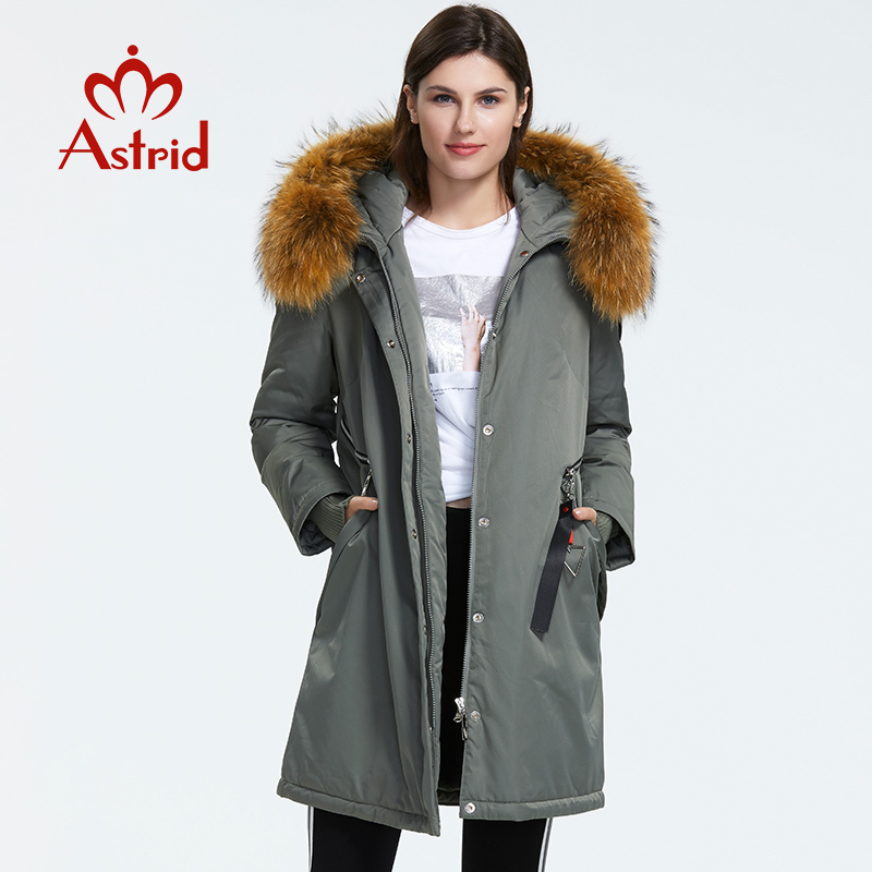 Astrid Winter new arrival down jacket women with a fur collar loose clothing outerwear quality women winter coat AR-9160 201019
