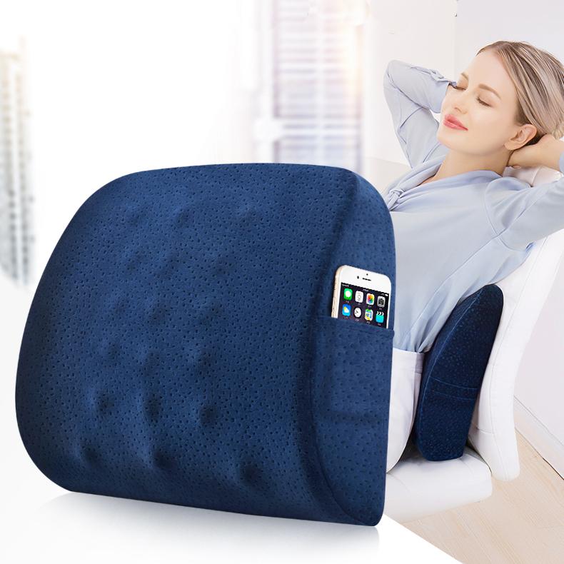 Orthopedic Pillow Car Cushion Massage Memory Foam Under The Back for Chairs Large Back Relief Slow Rebound Health Care Cushion, Navy blue
Orthopedic Pillow Car Cushion Massage Memory Foam Under The Back for Chairs Large Back Relief Slow Rebound Health Care Cushion, Navy blue