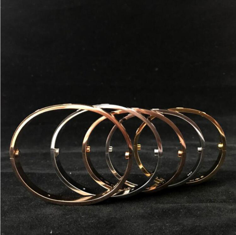 Fashion Love Couple Steel Bangles 316L Titanium (16-21) Jewelry Men 3 Women Colour Bracelets Screws For Select And Size Bangle Oujaq, Silver
Fashion Love Couple Steel Bangles 316L Titanium (16-21) Jewelry Men 3 Women Colour Bracelets Screws For Select And Size Bangle Oujaq, Silver