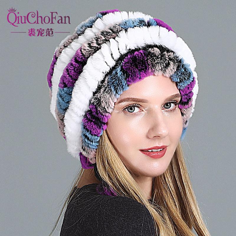 Beanie/Skull Caps Winter Women Striped Natural Real Rex Fur Hats Lady Warm Knit Genuine Russian Outdoor, Color7
Beanie/Skull Caps Winter Women Striped Natural Real Rex Fur Hats Lady Warm Knit Genuine Russian Outdoor, Color7