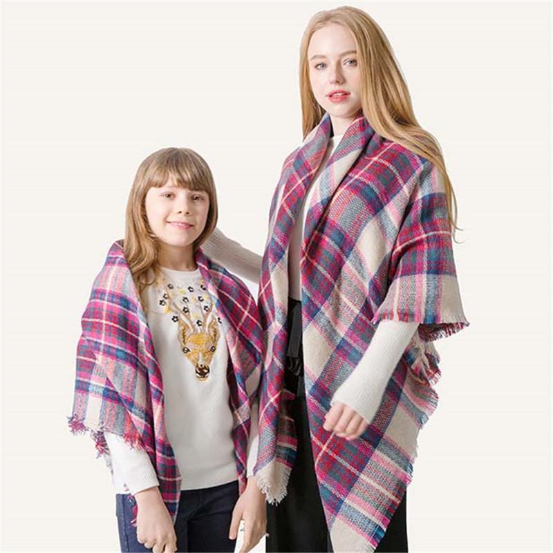 2021 new Parent-child scarf Cashmere Large lattice color Bib Big shawl Keep warm scarf bandana foulard femme hijab women
2021 new Parent-child scarf Cashmere Large lattice color Bib Big shawl Keep warm scarf bandana foulard femme hijab women