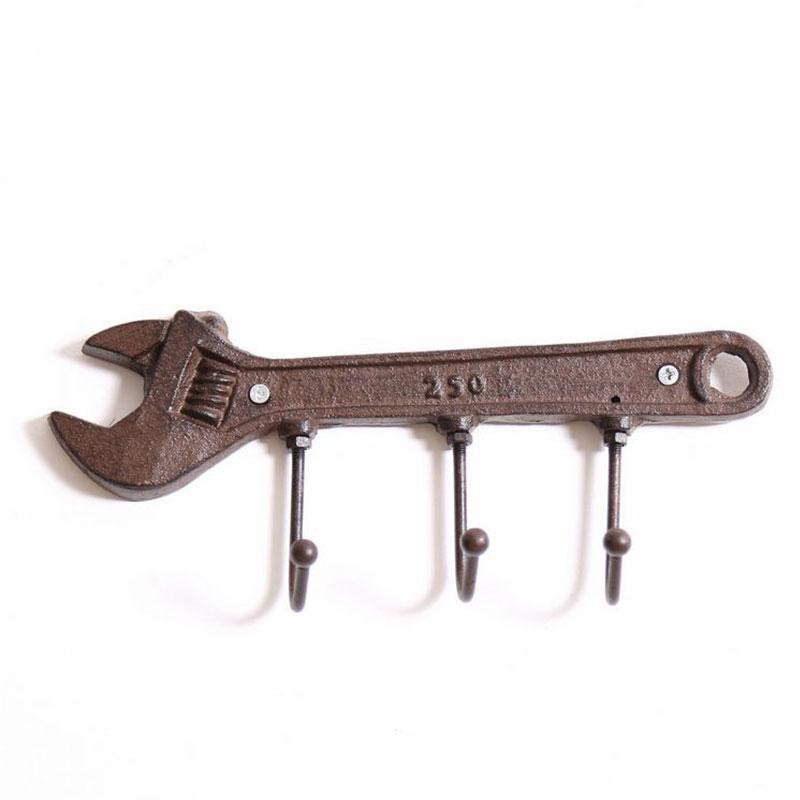 Vintage Cast Iron Coat Hook Creative Retro Spanner Shape Home Decoration Accessories Wall Hooks Holder Coat Hanger Home Decor
Vintage Cast Iron Coat Hook Creative Retro Spanner Shape Home Decoration Accessories Wall Hooks Holder Coat Hanger Home Decor