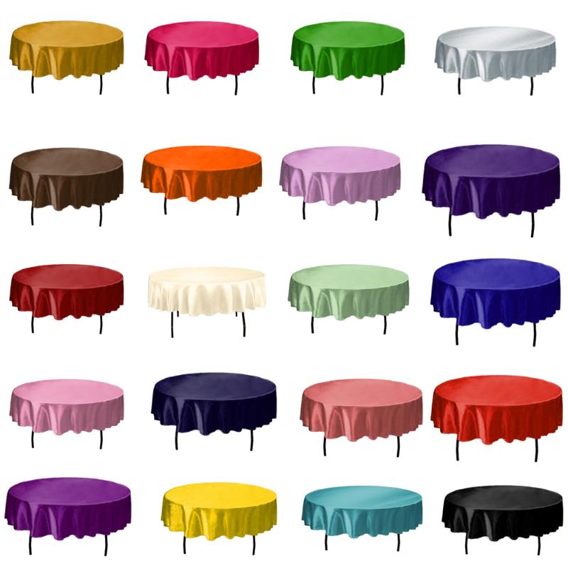 1pcs 145cm Round Satin Tablecloth Table Cover Solid Color Table Cloth For Christmas Birthday Wedding Party Hotel Decoration, Purple
1pcs 145cm Round Satin Tablecloth Table Cover Solid Color Table Cloth For Christmas Birthday Wedding Party Hotel Decoration, Purple
