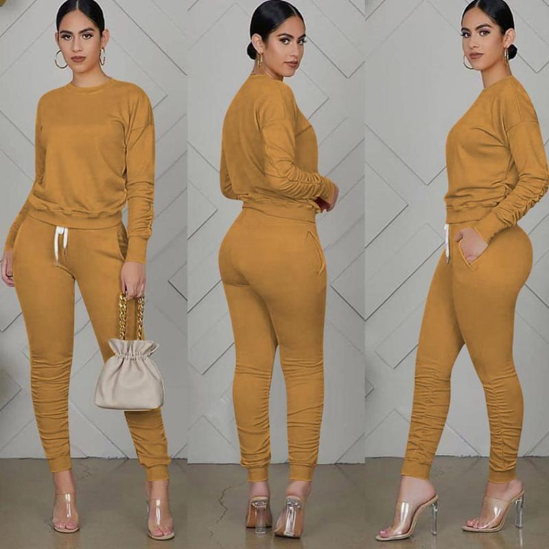 Women's Tracksuits Two Piece Set Women 2 Stacked Leggings Clothes For Outfits Pants Tracksuit Female Fall 2022