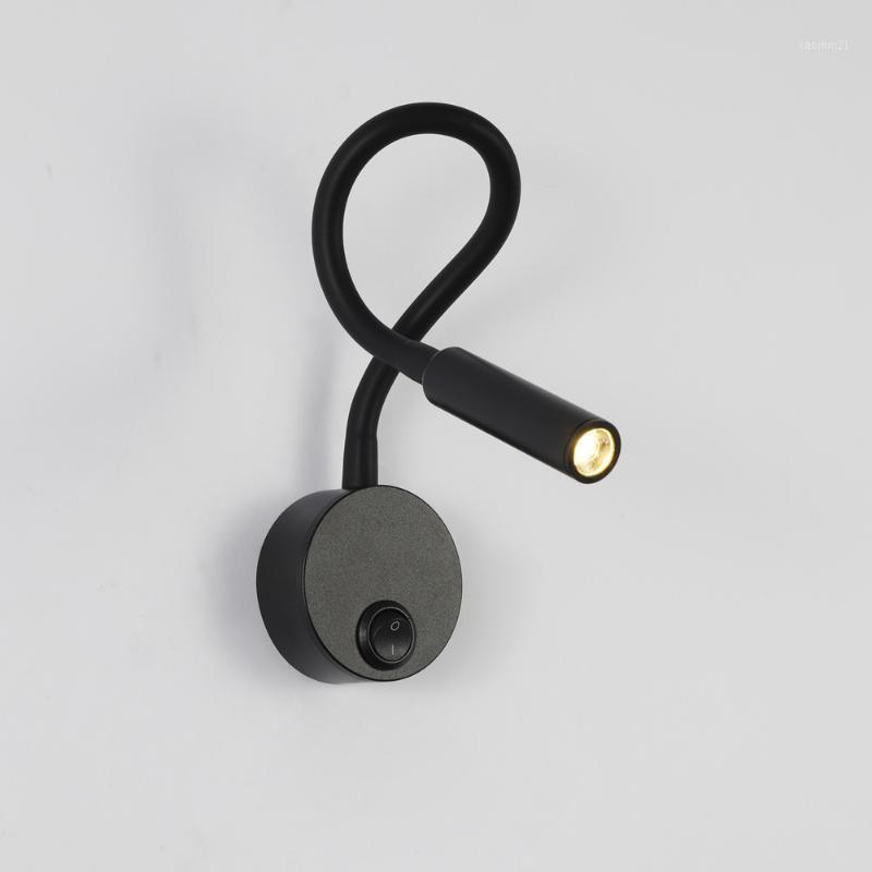 Hartisan 3W Black White LED Hoses Wall Lamp Flexible Home Hotel Bedside Reading Wall Light Modern Fashion Book Lights Aluminum1
Hartisan 3W Black White LED Hoses Wall Lamp Flexible Home Hotel Bedside Reading Wall Light Modern Fashion Book Lights Aluminum1
