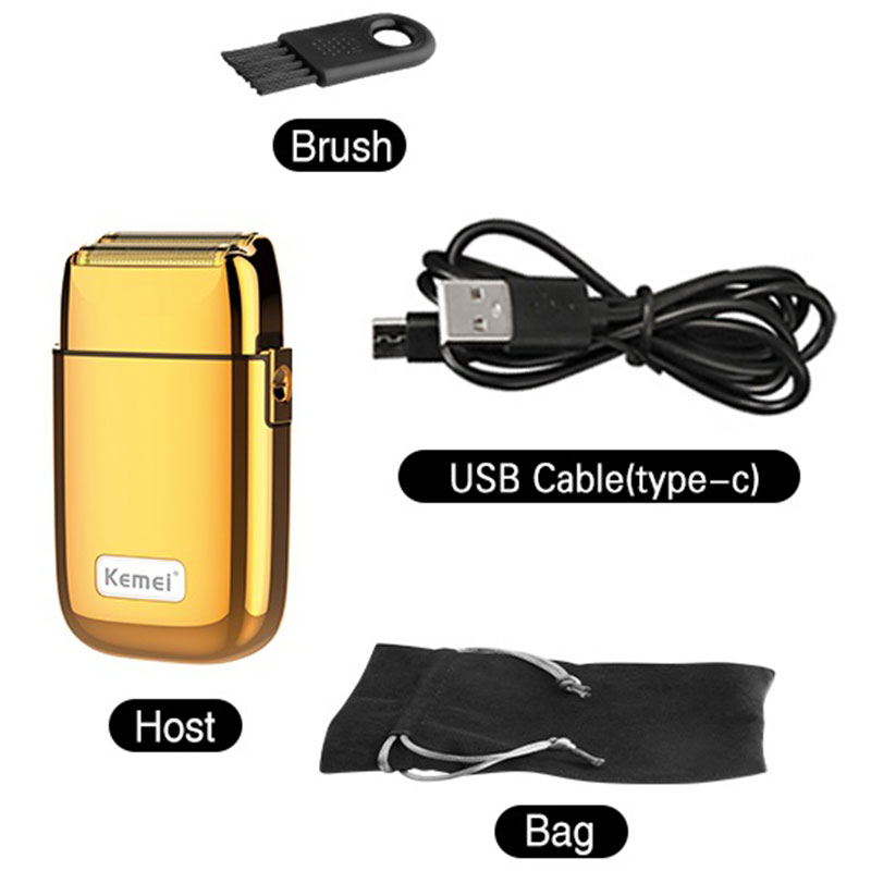 Shaver men electric razor Original rechargeable powerful hair beard bald head shaving machine finishing fades set USB charging