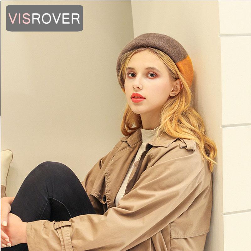 VISROVER Woman wool beret for winter female color assort knit cap autumn hat solid color top quality Women Boina wholesales, Yellow
VISROVER Woman wool beret for winter female color assort knit cap autumn hat solid color top quality Women Boina wholesales, Yellow