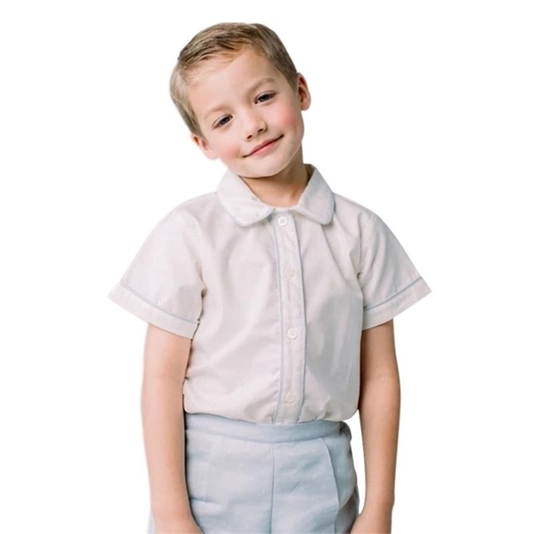Toddler Spanish Clothing Sets Baby Boy Boutique Clothes Infant Smocked Suits Brother's Outfit Newborn White Shirt + Shorts Suit Y1105