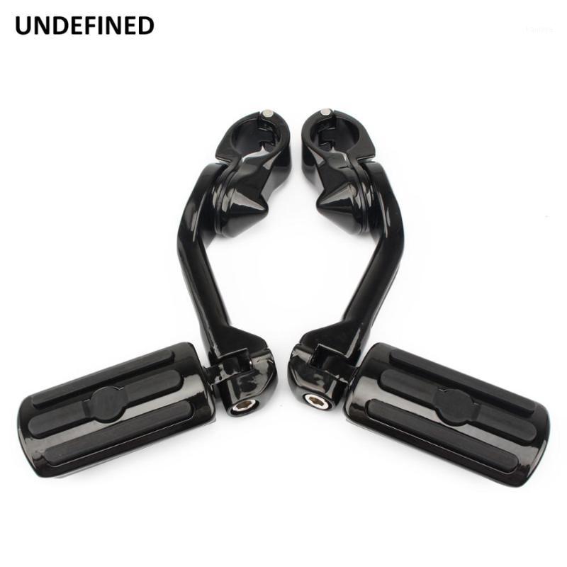 Motorcycle Foot Pegs Adjustable Highway Long Angled Footrest Mount For 1 1/4" 32mm Engine Guard Black1
Motorcycle Foot Pegs Adjustable Highway Long Angled Footrest Mount For 1 1/4" 32mm Engine Guard Black1