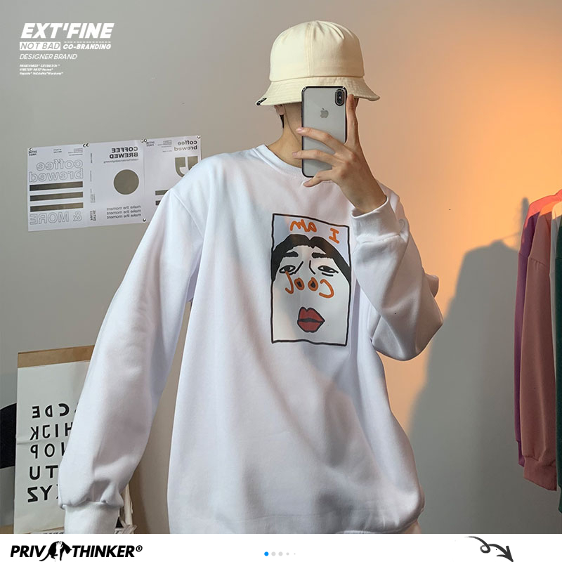 2021 New Privathinker Fleece Funny Face Print Men Oversize Winter Warm Hoodies Women Baggy Thicken Graphic Sweatshirt Harajuku OT84, White
2021 New Privathinker Fleece Funny Face Print Men Oversize Winter Warm Hoodies Women Baggy Thicken Graphic Sweatshirt Harajuku OT84, White