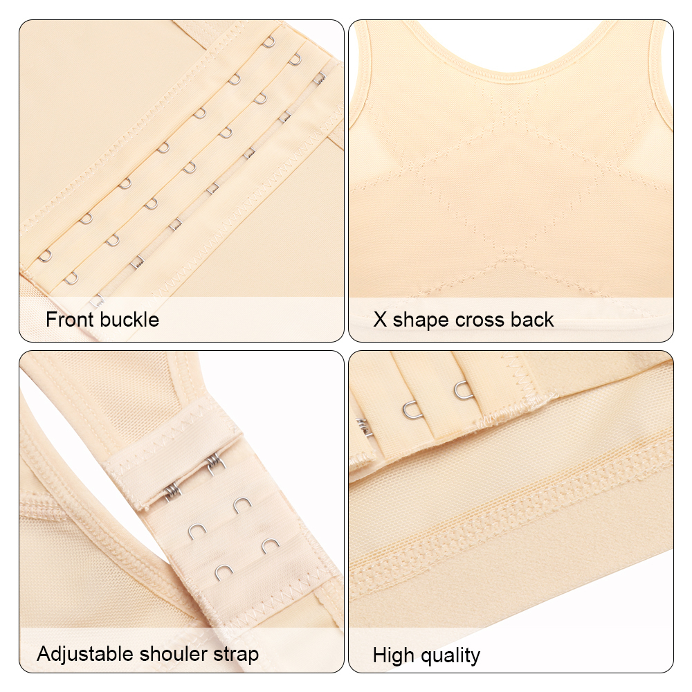 BL Women Bra Posture Corrector Lift Up Shockproof Sexy Fitness Vest Bras Support Underwear Cross Back Corset Bra Woman Lingerie 201202