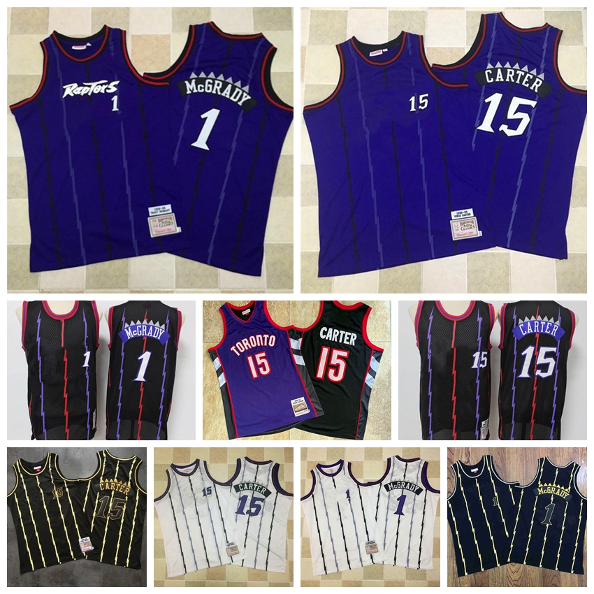 Retro Vince 15 Carter Jersey Tracy 1 McGrady Jerseys Vintage 100% Stitching Mitchell & Ness College Basketball Jersey
Retro Vince 15 Carter Jersey Tracy 1 McGrady Jerseys Vintage 100% Stitching Mitchell & Ness College Basketball Jersey