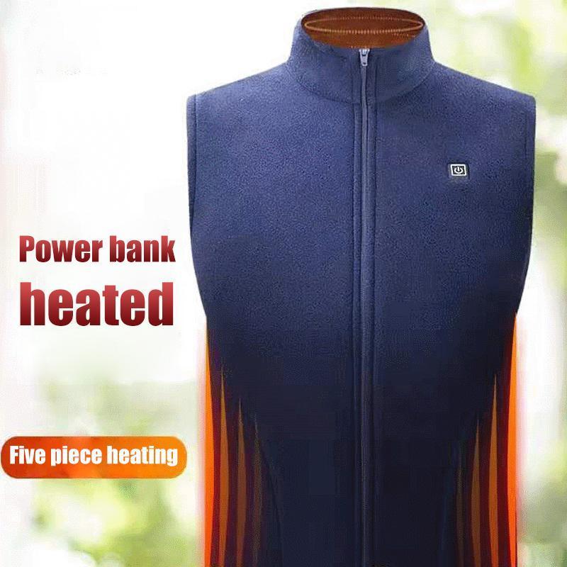 PARATAGO Winter Electric Warm Heating Vest Fleece Smart Men Women Heated Jacket Fever Recharge Fishing Clothes Graphene P81821, Black
PARATAGO Winter Electric Warm Heating Vest Fleece Smart Men Women Heated Jacket Fever Recharge Fishing Clothes Graphene P81821, Black