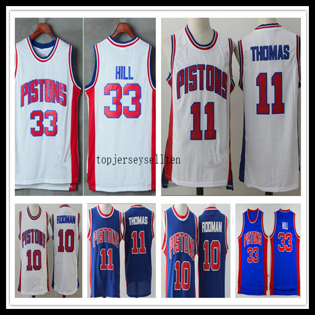Detroit Pistons MEN Dennis Rodman Grant Hill Isiah Thomas Teal 1998-99 Hardwood Classics CITY NBA basketball Jersey
Detroit Pistons MEN Dennis Rodman Grant Hill Isiah Thomas Teal 1998-99 Hardwood Classics CITY NBA basketball Jersey