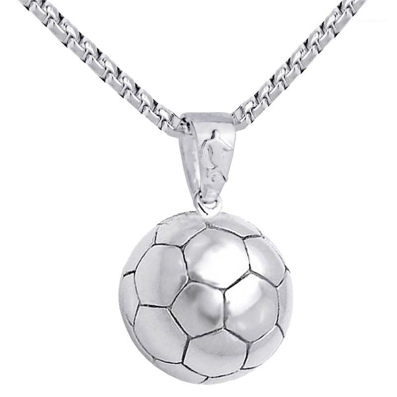 Football Pendant Necklace Men Stainless Steel Chain Soccer Ball Hippie Necklace Male Sports Hip Hop Men Jewelry Christmas Gift1
Football Pendant Necklace Men Stainless Steel Chain Soccer Ball Hippie Necklace Male Sports Hip Hop Men Jewelry Christmas Gift1