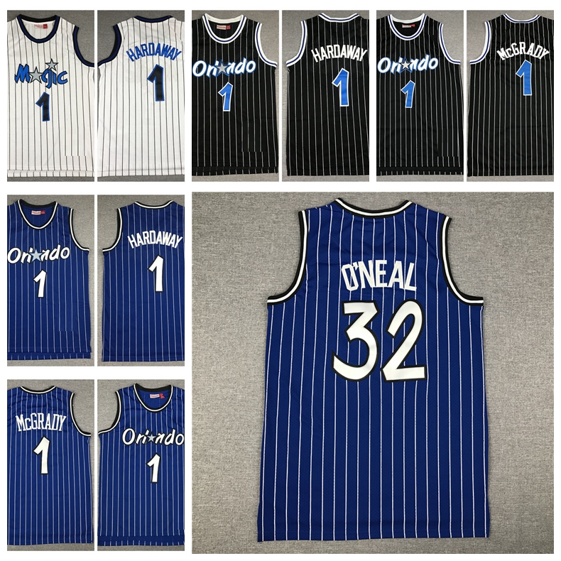 Mens Penny 1 Hardaway Shaquille 32 Tracy 1 McGrady retro basketball Jersey, Black;red
Mens Penny 1 Hardaway Shaquille 32 Tracy 1 McGrady retro basketball Jersey, Black;red