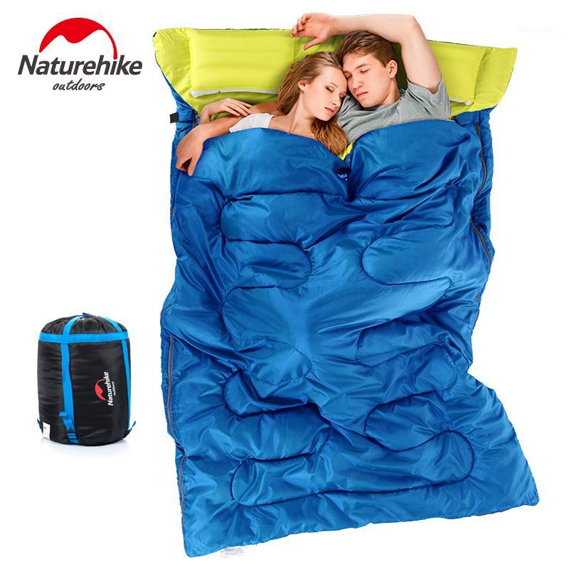 Naturehike Double Sleeping Bag With Pillow Outdoor Camping Portable Envelope Cotton Adult sleeping bag lover couple travel1
Naturehike Double Sleeping Bag With Pillow Outdoor Camping Portable Envelope Cotton Adult sleeping bag lover couple travel1