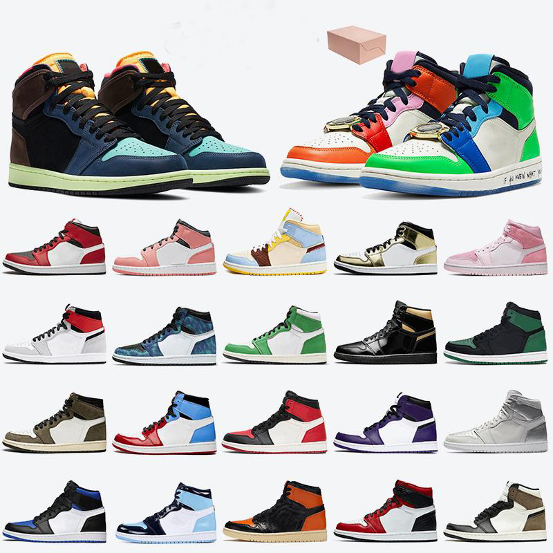 With Box Top Quality 2020 Jumpman 1 High OG Bio Hack FEARLESS 1s Mens Womens Basketball Shoes Dark Mocha Lucky Green Trainers Sneakers
With Box Top Quality 2020 Jumpman 1 High OG Bio Hack FEARLESS 1s Mens Womens Basketball Shoes Dark Mocha Lucky Green Trainers Sneakers