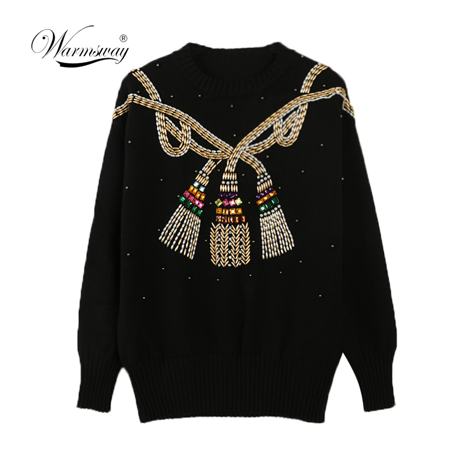 2021 Winter Christmas Runway Women Pullovers Sweaters Luxury Beading Vintage Ladies Knitted Jumper Clothes C-024 210203, White
2021 Winter Christmas Runway Women Pullovers Sweaters Luxury Beading Vintage Ladies Knitted Jumper Clothes C-024 210203, White