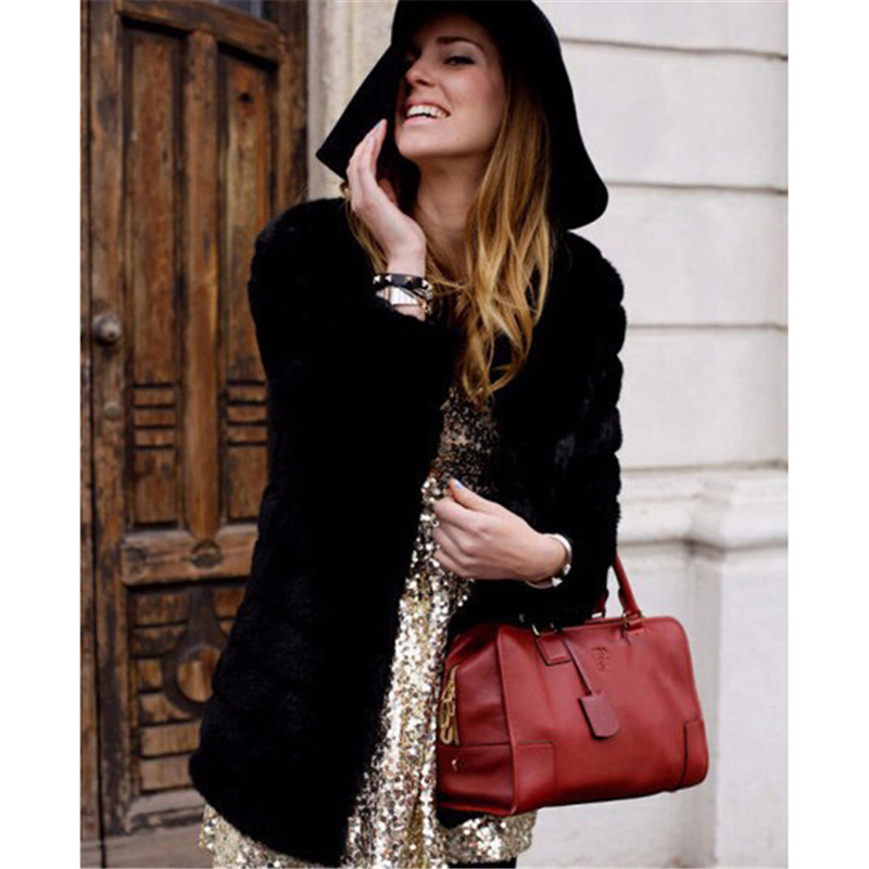 S-4Xl Plus Size Faux Fur Coat Soft, Warm & Stylish | Winter New Arrival