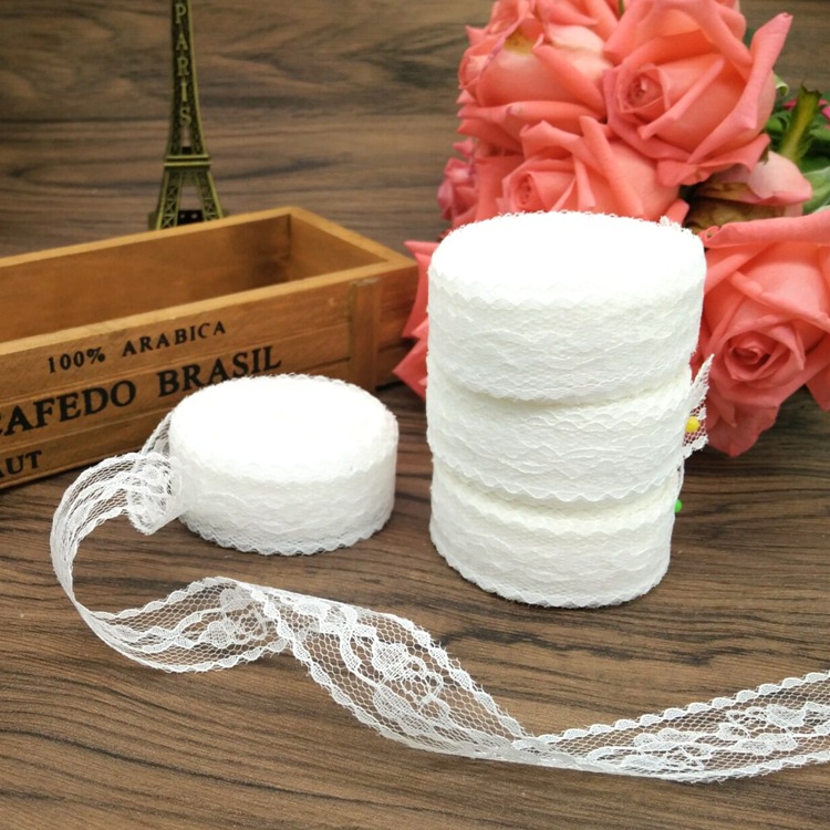 2.5CM Lace Realm Wide White Stretch Craft Tools Floral Pattern Lace Ribbon Trim for Sewing, Gift Package Wrapping, Floral Designing Crafts-10 Meters 122134
2.5CM Lace Realm Wide White Stretch Craft Tools Floral Pattern Lace Ribbon Trim for Sewing, Gift Package Wrapping, Floral Designing Crafts-10 Meters 122134