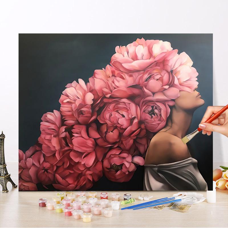 Painting By Numbers Woman Flower Photo Custom DIY Oil Painting By Number Drawing Canvas Paint Art Pictures Home Decor
Painting By Numbers Woman Flower Photo Custom DIY Oil Painting By Number Drawing Canvas Paint Art Pictures Home Decor