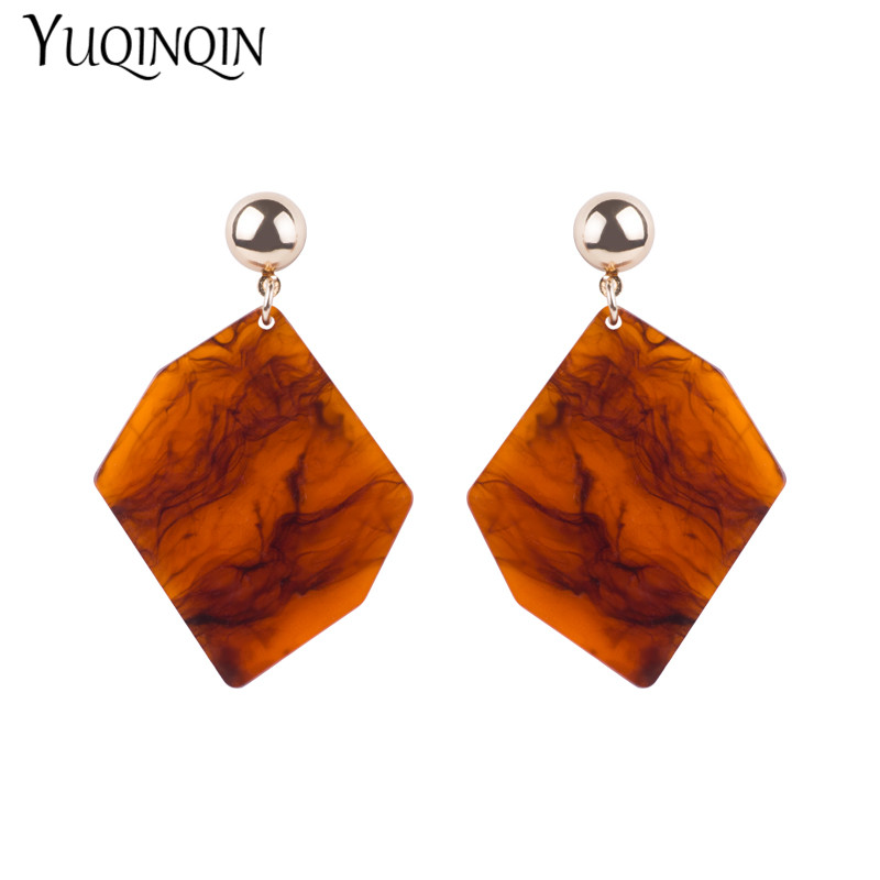 Vintage Fashion Acetic Acid Acrylic Metal Dangle Long Earings for Women Big Geometric Grain Acetate Resin New Jewelry Brincos
Vintage Fashion Acetic Acid Acrylic Metal Dangle Long Earings for Women Big Geometric Grain Acetate Resin New Jewelry Brincos